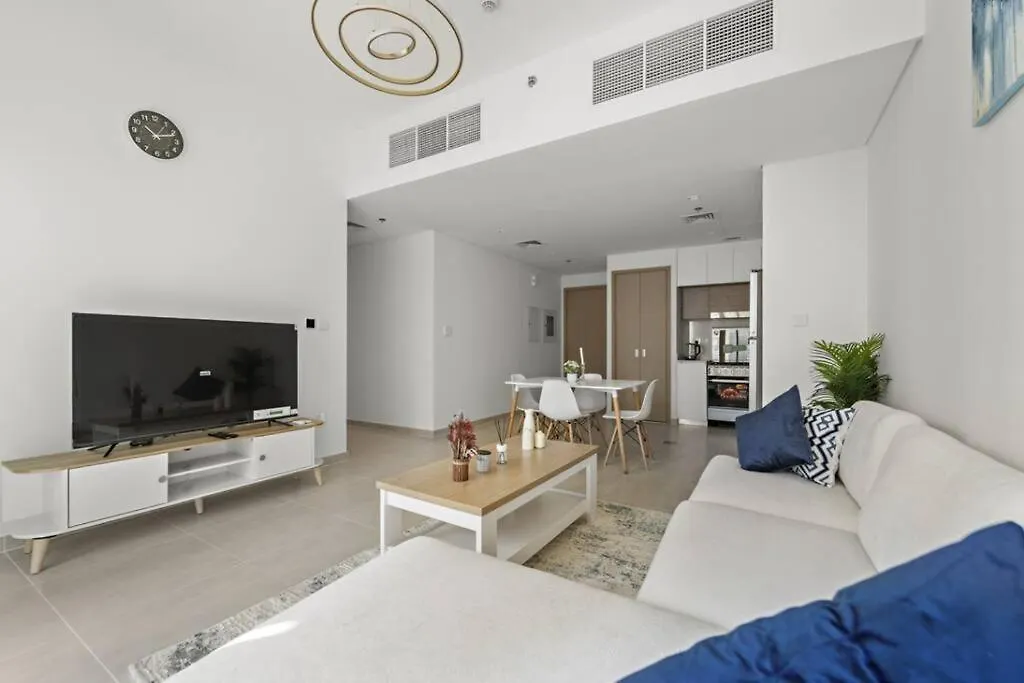 Luxury 1Br Apartment At Creek Edge Tower 2 迪拜